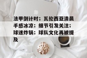 米兰体育-包含法甲倒计时；瓦伦西亚清晨手感冰凉；细节引发关注；球迷炸锅；球队文化再被提及的词条